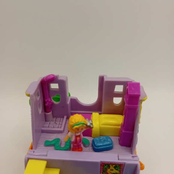 VTG 1994 Bluebird Polly Pocket Giraffe House Animal Wonderland Playset 1 Figure - Picture 10 of 16